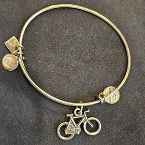 Alex And Ani | Silcer Bicycle Charm Bracelet